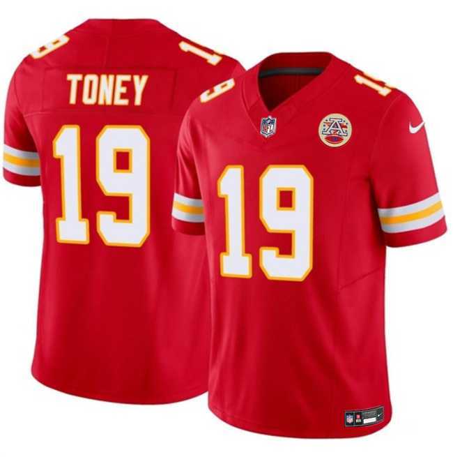 Men & Women & Youth Kansas City Chiefs #19 Kadarius Toney Red 2023 F.U.S.E. Vapor Untouchable Limited Football Stitched Jersey,We sell and wholesale Men & Women & Youth Kansas City Chiefs #19 Kadarius Toney Red 2023 F.U.S.E. Vapor Untouchable Limited Football Stitched Jersey on line form chian!